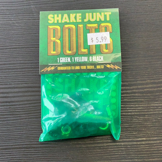 Shake Junt Hardware 1” Phillips 4 green 4 yellow