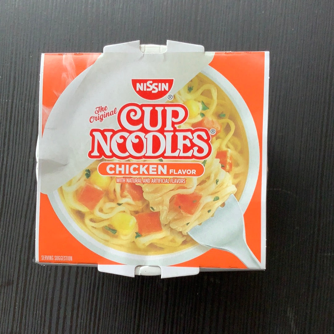 Nissin The Original Cup Noodles Chicken Flavor Ramen Noodle Soup, 2.25 oz